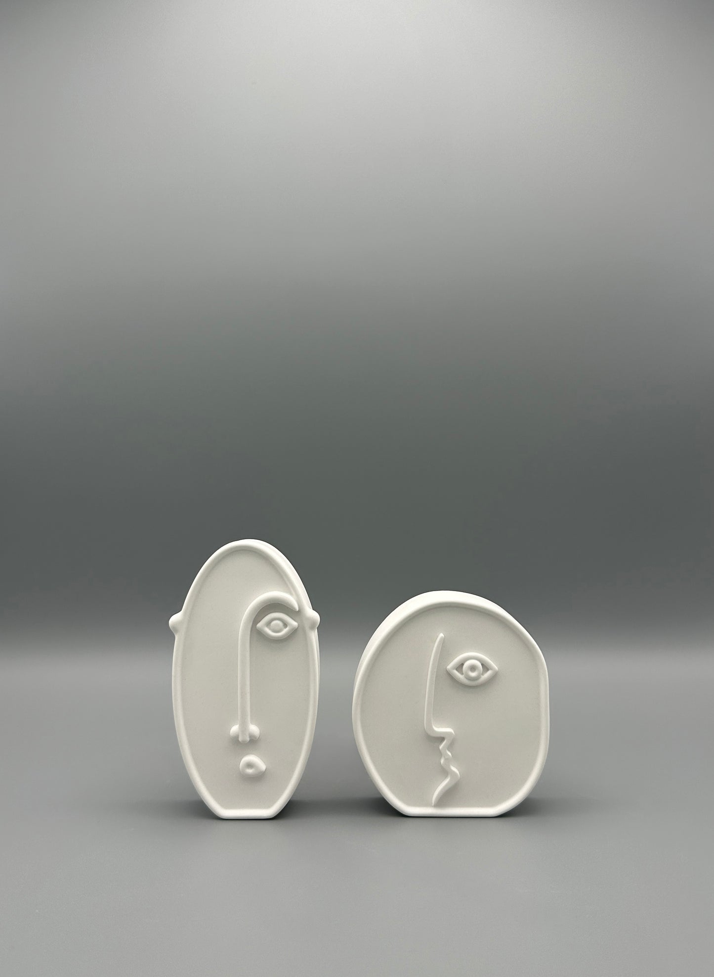 Handgefertigte Skulptur Carlos und Athena