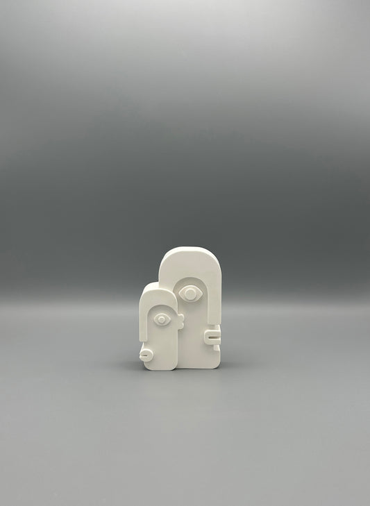 Handgefertigte Skulptur Ora und Ares